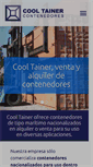 Mobile Screenshot of cool-tainer.com.ar